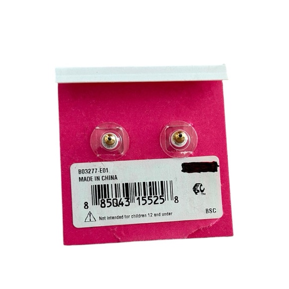 NWT BETSEY JOHNSON Frog Enamel Earrings - Picture 2 of 3